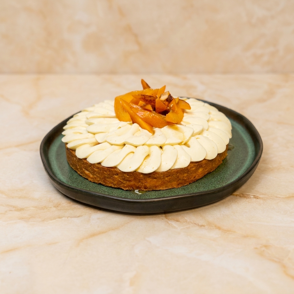 Tarte abricot, miel et noisette (photo 2)